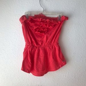 3/$20 ⚡️ Y2K HOLLISTER Ruffle Tube Top